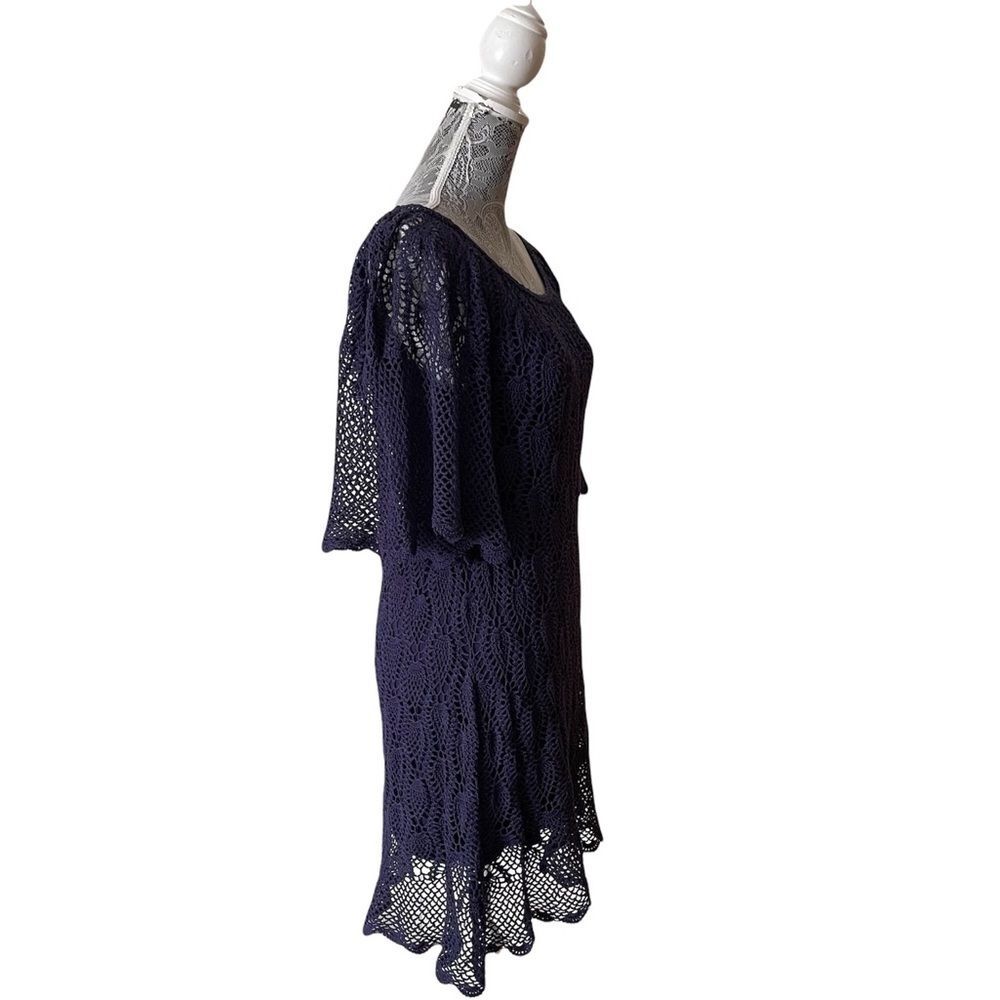 Vintage Y2K Betsey Johnson Crochet Dress Size Small - Picture 2 of 8